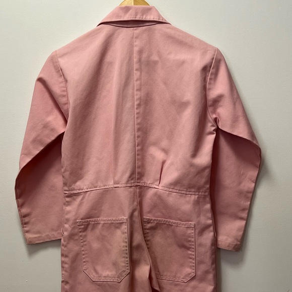 Vintage Pink Coveralls with Pockets on Front and Back - Size Woman’s XS - Picture 8 of 11